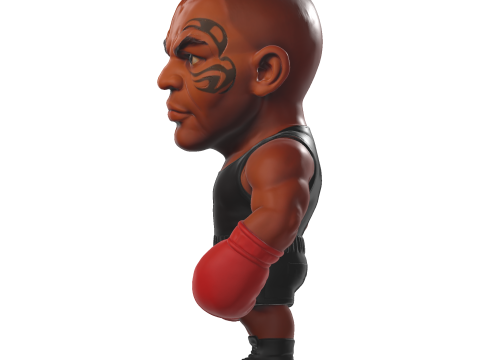 Mike Tyson Modèle imprimable en 3D Modèles 3D en vedette