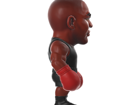 Mike Tyson Modèle imprimable en 3D Modèles 3D en vedette