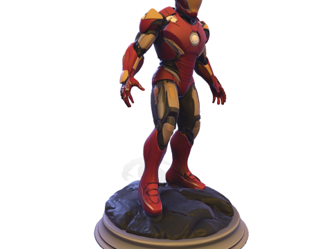 Iron Sentinel High-Poly-Sammel-3D-Druckmodell 3D Druckmodell