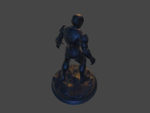 Iron Sentinel High-Poly Collectible 3D Print Model 3D Print Model