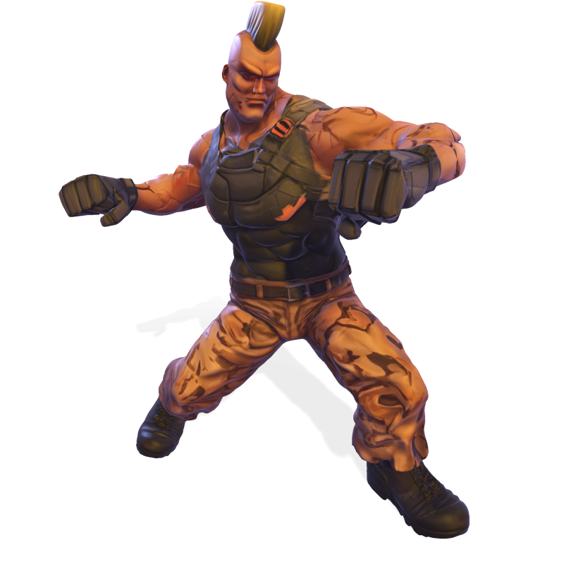 Karakter Cetak 3D Cyber ​​Brawler Terinspirasi oleh Seni Penggemar Tidak Resmi Jack-5 Model Cetak 3D .c4d .max .obj .3ds .fbx .stl .blend 