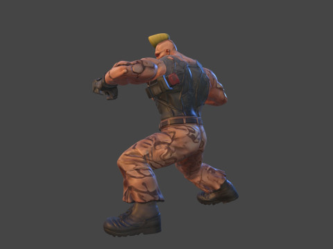 Karakter Cetak 3D Cyber ​​Brawler Terinspirasi oleh Seni Penggemar Tidak Resmi Jack-5 Model Cetak 3D