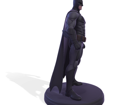 Dark Vigilante Yüksek Poli 3D Baskı Heykelcik Resmi Olmayan Hayran Sanatı 3D Baskı Modeli