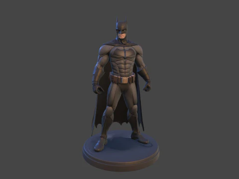 Dark Vigilante High-Poly 3D Print Figurine Unofficial Fan Art 3D Print Model