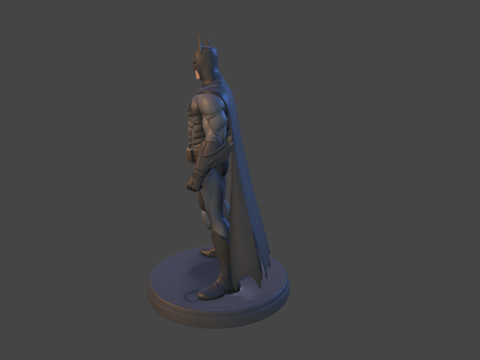 Dark Vigilante Yüksek Poli 3D Baskı Heykelcik Resmi Olmayan Hayran Sanatı 3D Baskı Modeli