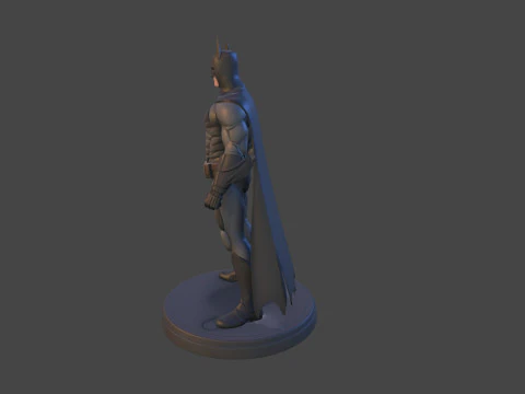 Dark Vigilante High-Poly 3D Print Figurine Unofficial Fan Art 3D Print Model