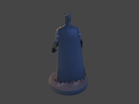 Dark Vigilante High-Poly 3D Print Figurine Unofficial Fan Art 3D Print Model
