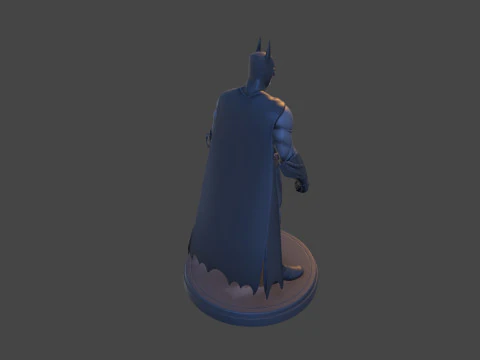 Dark Vigilante High-Poly 3D Print Figurine Unofficial Fan Art 3D Print Model