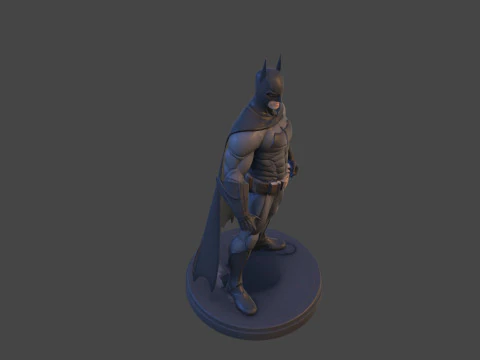 Dark Vigilante High-Poly 3D Print Figurine Unofficial Fan Art 3D Print Model