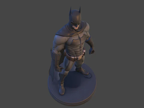 Dark Vigilante High-Poly 3D Print Figurine Unofficial Fan Art 3D Print Model