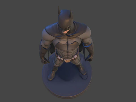 Dark Vigilante High-Poly 3D Print Figurine Unofficial Fan Art 3D Print Model