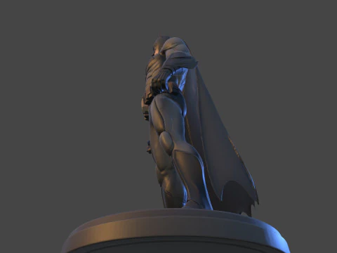 Dark Vigilante High-Poly 3D Print Figurine Unofficial Fan Art 3D Print Model