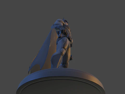 Dark Vigilante High-Poly 3D Print Figurine Unofficial Fan Art 3D Print Model