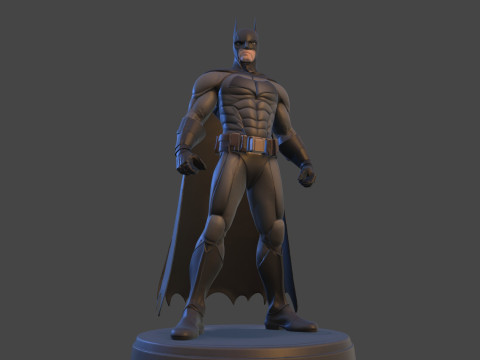 Dark Vigilante Yüksek Poli 3D Baskı Heykelcik Resmi Olmayan Hayran Sanatı 3D Baskı Modeli