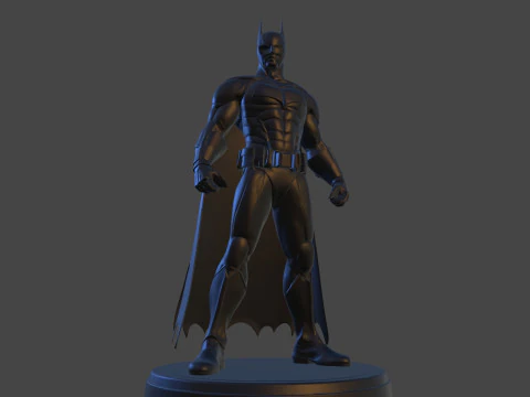 Dark Vigilante High-Poly 3D Print Figurine Unofficial Fan Art 3D Print Model