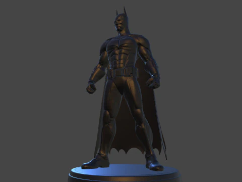 Dark Vigilante High-Poly 3D Print Figurine Unofficial Fan Art 3D Print Model