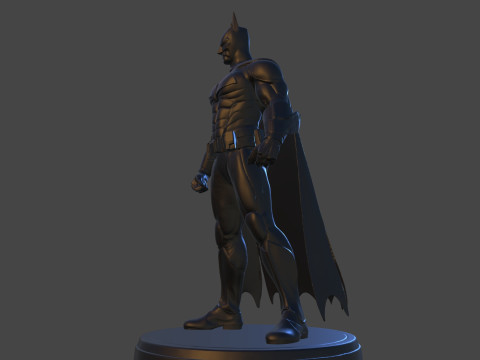 Dark Vigilante Yüksek Poli 3D Baskı Heykelcik Resmi Olmayan Hayran Sanatı 3D Baskı Modeli