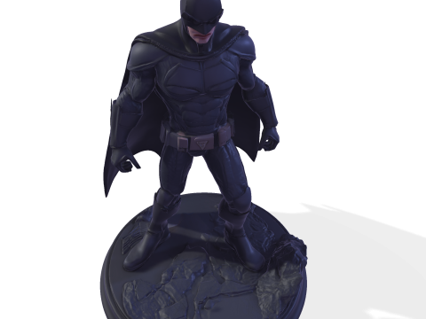 Steel Guardian Yüksek Poli 3D Baskı Heykelcik Resmi Olmayan Hayran Sanatı 3D Baskı Modeli