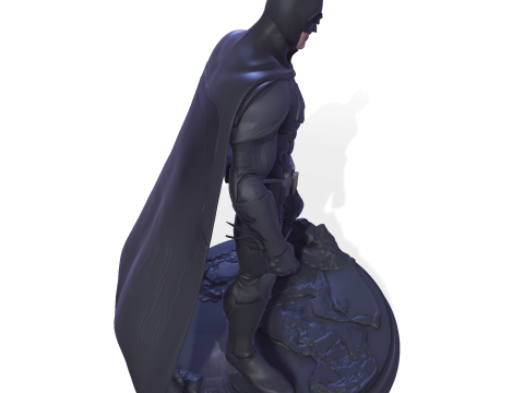 Steel Guardian Yüksek Poli 3D Baskı Heykelcik Resmi Olmayan Hayran Sanatı 3D Baskı Modeli