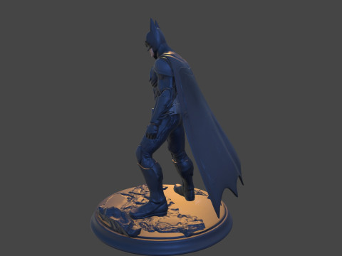 Steel Guardian Yüksek Poli 3D Baskı Heykelcik Resmi Olmayan Hayran Sanatı 3D Baskı Modeli