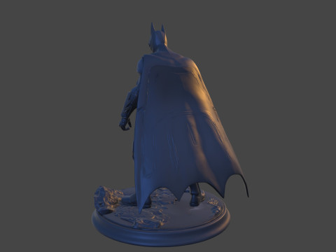 Steel Guardian Yüksek Poli 3D Baskı Heykelcik Resmi Olmayan Hayran Sanatı 3D Baskı Modeli