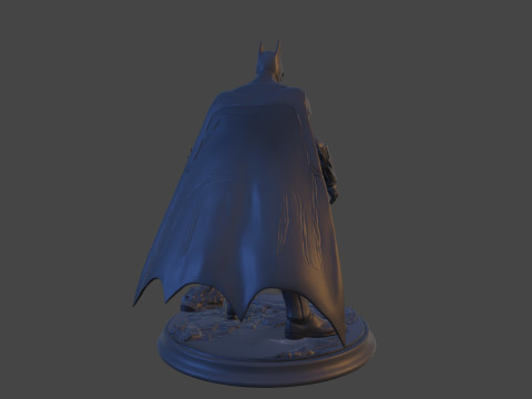 Steel Guardian Yüksek Poli 3D Baskı Heykelcik Resmi Olmayan Hayran Sanatı 3D Baskı Modeli