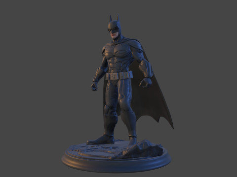 Steel Guardian Yüksek Poli 3D Baskı Heykelcik Resmi Olmayan Hayran Sanatı 3D Baskı Modeli