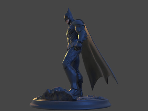 Steel Guardian Yüksek Poli 3D Baskı Heykelcik Resmi Olmayan Hayran Sanatı 3D Baskı Modeli