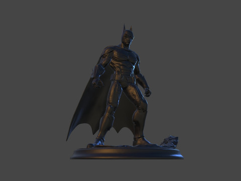 Steel Guardian Yüksek Poli 3D Baskı Heykelcik Resmi Olmayan Hayran Sanatı 3D Baskı Modeli