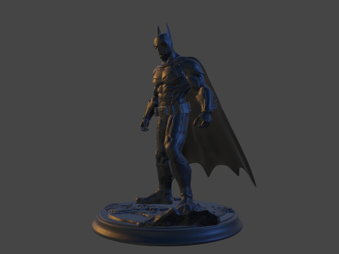 Steel Guardian Yüksek Poli 3D Baskı Heykelcik Resmi Olmayan Hayran Sanatı 3D Baskı Modeli