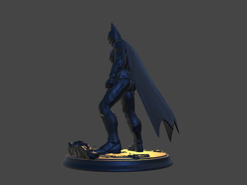 Steel Guardian Yüksek Poli 3D Baskı Heykelcik Resmi Olmayan Hayran Sanatı 3D Baskı Modeli