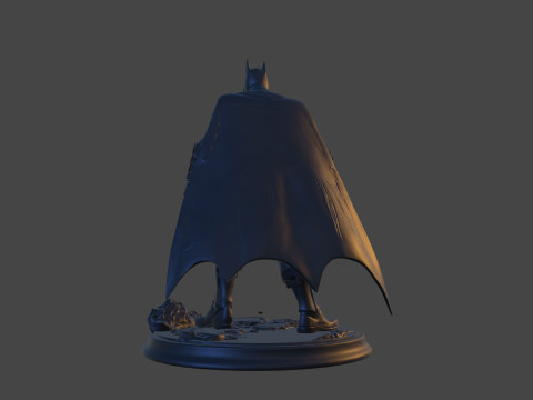 Steel Guardian Yüksek Poli 3D Baskı Heykelcik Resmi Olmayan Hayran Sanatı 3D Baskı Modeli