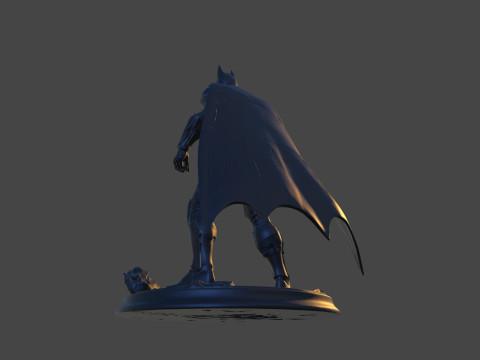 Steel Guardian Yüksek Poli 3D Baskı Heykelcik Resmi Olmayan Hayran Sanatı 3D Baskı Modeli