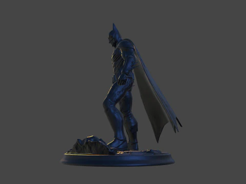 Steel Guardian High-Poly 3D Print Figurine Unofficial Fan Art 3D Print Model