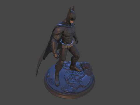 Steel Guardian Yüksek Poli 3D Baskı Heykelcik Resmi Olmayan Hayran Sanatı 3D Baskı Modeli