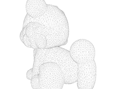 Low-Poly Tiger Cub Cute Stylized Figurine for 3D Printing 3D Print Model