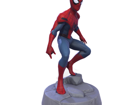 Figurine Spider Hros, style mignon, impression 3D Modèles 3D en vedette