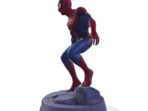 Spider Hros Figurine Cute Stylise 3D Print 3D Print Model