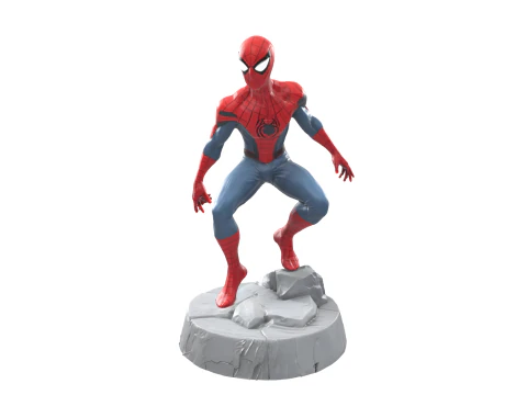 Spider Hros Figurine Cute Stylise 3D Print 3D Print Model