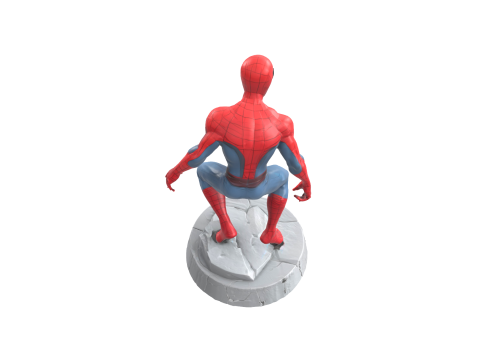 Фигурка Паука Хроса, Симпатичная стилизация, 3D печать 3D Принт Модель