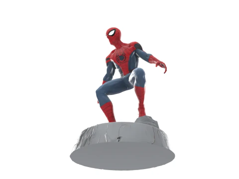 Spider Hros Figurine Cute Stylise 3D Print 3D Print Model