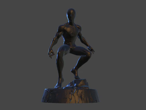 Spider Hros Figurine Cute Stylise 3D Print 3D Print Model