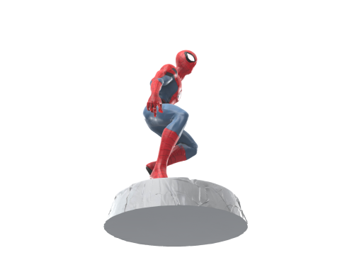 Фигурка Паука Хроса, Симпатичная стилизация, 3D печать 3D Принт Модель