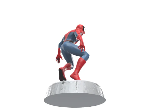Spider Hros Figurine Cute Stylise 3D Print 3D Print Model