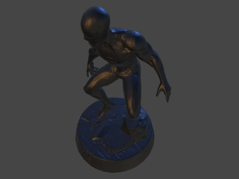 Фигурка Паука Хроса, Симпатичная стилизация, 3D печать 3D Принт Модель