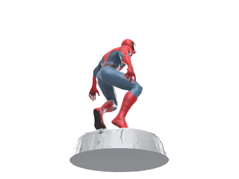 Фигурка Паука Хроса, Симпатичная стилизация, 3D печать 3D Принт Модель