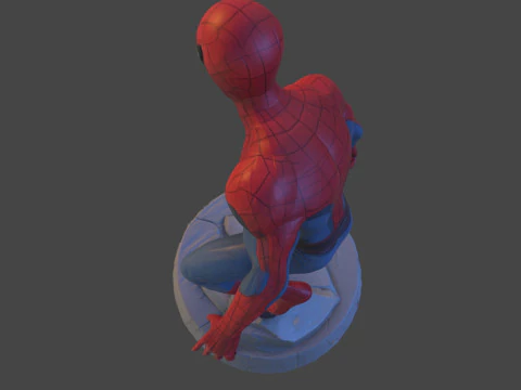 Spider Hros Figurine Cute Stylise 3D Print 3D Print Model
