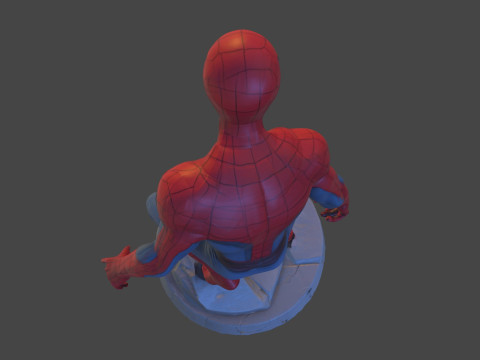 Фигурка Паука Хроса, Симпатичная стилизация, 3D печать 3D Принт Модель