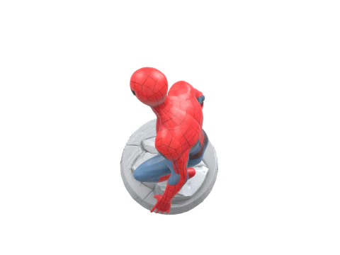Spider Hros Figurine Cute Stylise 3D Print 3D Print Model