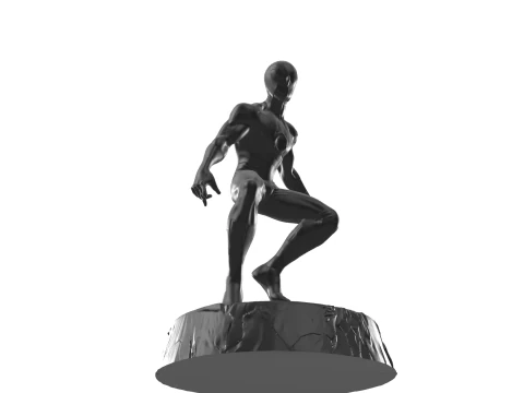 Spider Hros Figurine Cute Stylise 3D Print 3D Print Model
